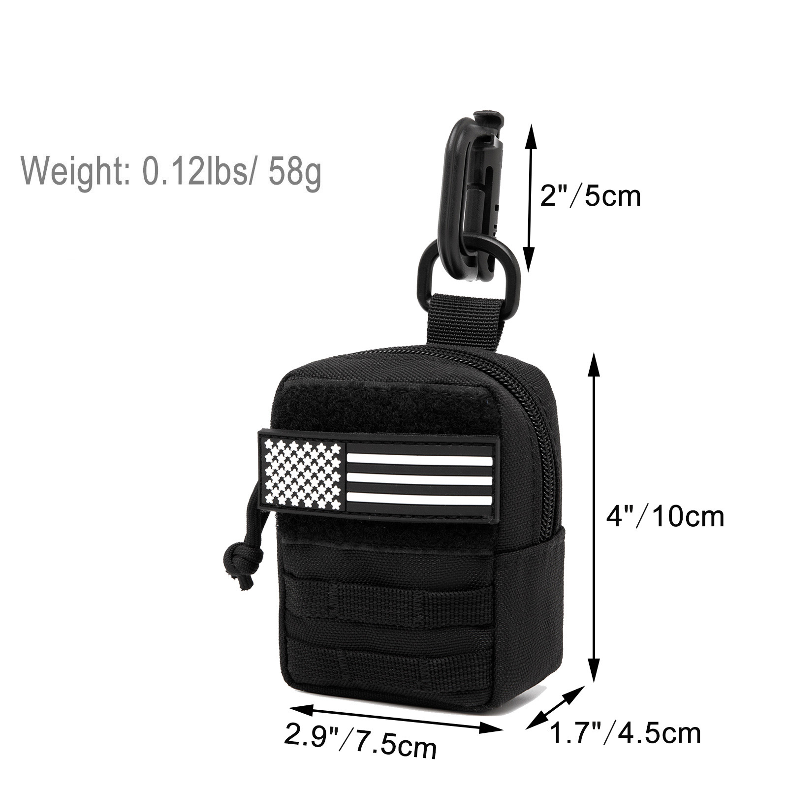 アウトドア用ミニMOLLEポーチ、軽量で実用的なウエストバッ - Edc Carry Fanny Pack のレビューと価格