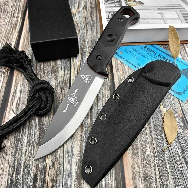 ポータブル D2 鋼固定刃アウトドアサバイバルナイフナイロン - Edc Everyday Carry Knives のレビューと価格