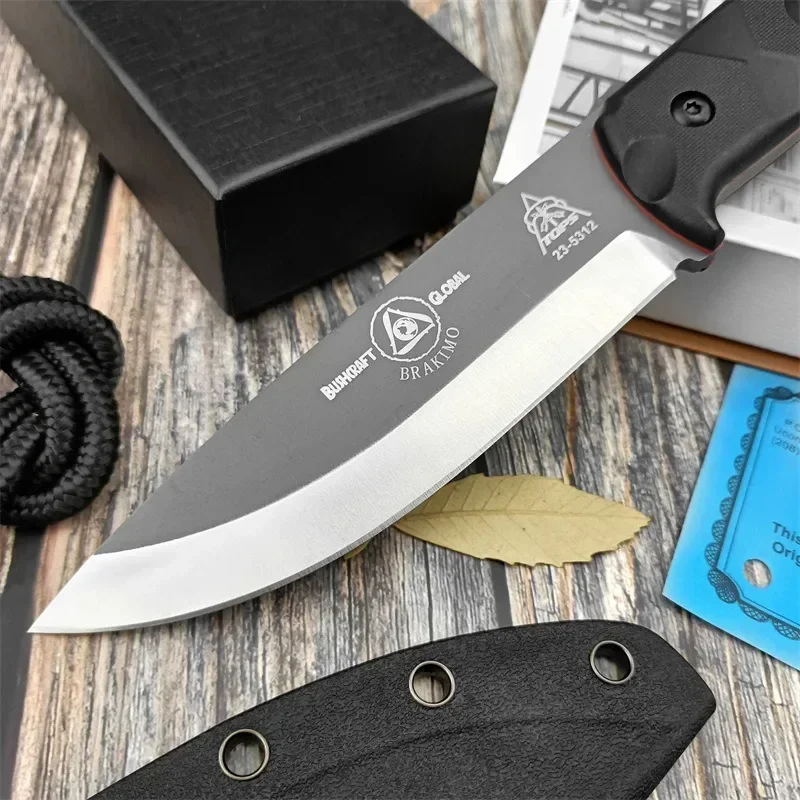 ポータブル D2 鋼固定刃アウトドアサバイバルナイフナイロン - Edc Everyday Carry Knives のレビューと価格