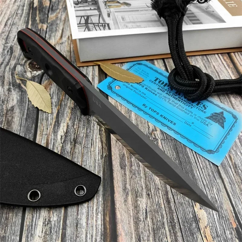 ポータブル D2 鋼固定刃アウトドアサバイバルナイフナイロン - Edc Everyday Carry Knives のレビューと価格