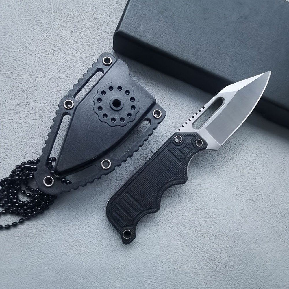 EDC（エブリデイキャリー）固定刃ナイフ、ブラックハンドルネ - Edc Everyday Carry Knives のレビューと価格